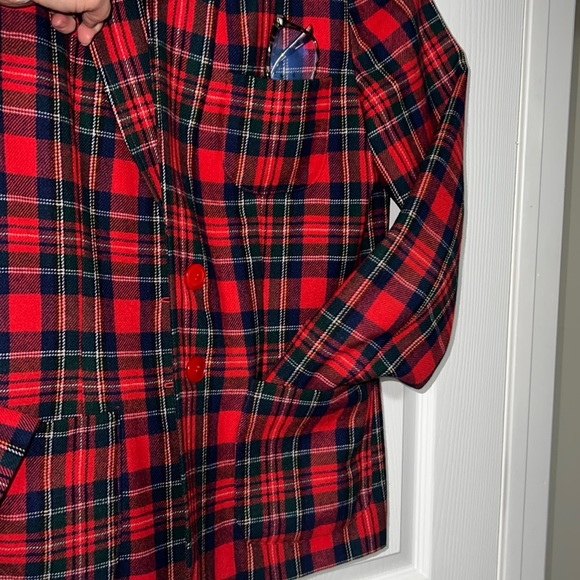 Pendleton Tartan Blazer Jacket Women Size Medium Relax Fit Plaid - Picture 7 of 15